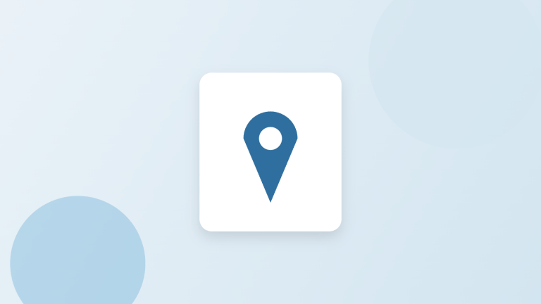 地図上の位置ピンのイメージ