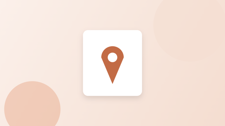 地図上の位置ピンのイメージ