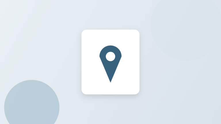 地図上の位置ピンのイメージ