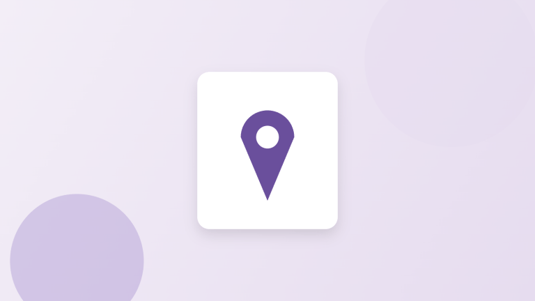 地図上の位置ピンのイメージ