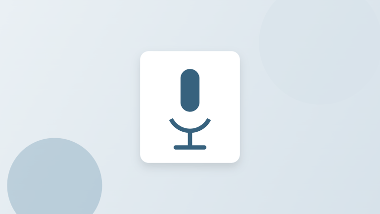 マイクと音声のイメージ
